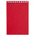 Блокнот Dali Mini в клетку, красный