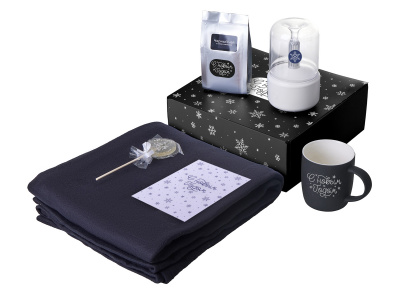 Подарочный набор Re:Haven с пледом, увлажнителем и кружкой. Сувениры с логотипом - заказать в компании LEO