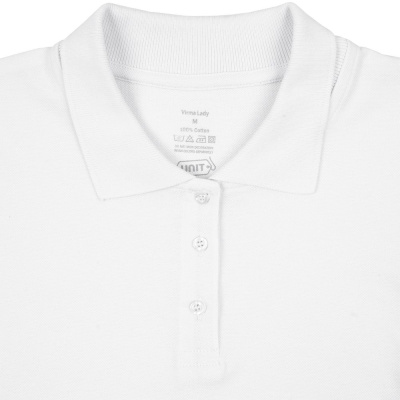 Рубашка поло женская Virma lady, белая, размер 3XL