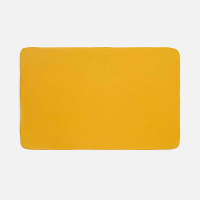 Флисовый плед Warm&Peace XL, желтый