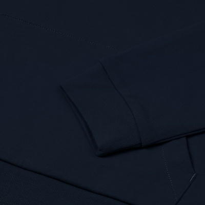 Толстовка на молнии с капюшоном Unit Siverga Heavy темно-синяя, размер XS