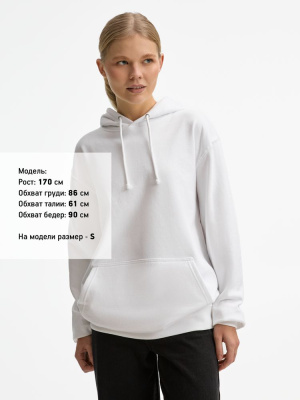 Худи унисекс Condor, молочно-белое, размер XXL