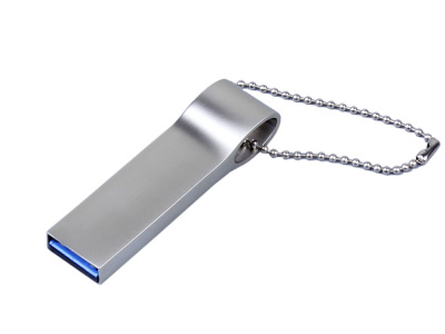 USB 2.0-флешка на 128 Гб с мини чипом и боковым отверстием для цепочки