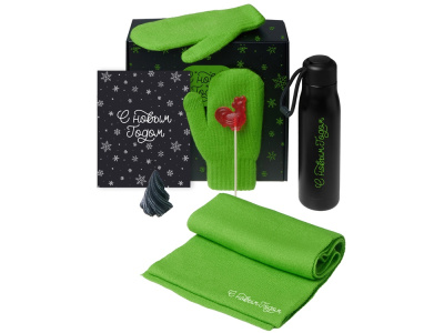 Подарочный набор Re:Air с варежками, шарфом и термосом
