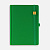 Ежедневник Favor Gold, недатированный, ярко-зеленый