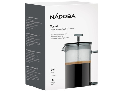 Френч-пресс TOMAS, 600 мл