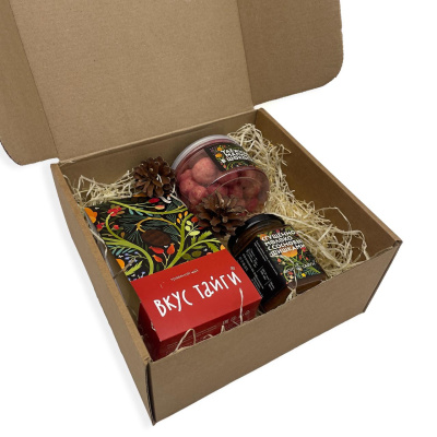 Подарочный набор "Вкус тайги" - сувениры с логотипом. Собственное производство