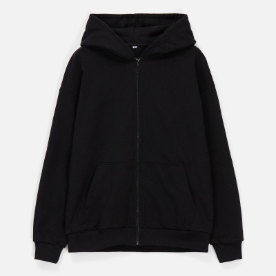 Толстовка унисекс оверсайз Sartoro, черная, размер XS/S