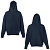 Толстовка Unique Hoodie, серо-лиловый_L, 80% хлопок, 20% полиэстер, 280 г/м2