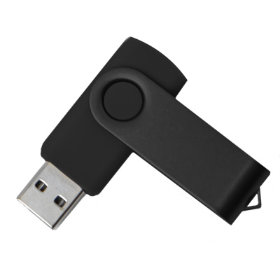 USB flash-карта DOT (16Гб), черный, 5,8х2х1,1см, пластик, металл