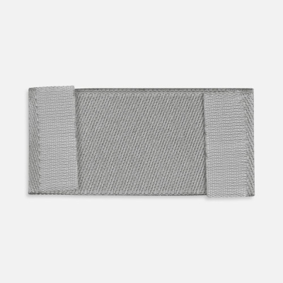 Лейбл тканевый Epsilon, XXS, серый