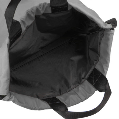 Рюкзак RUN, светоотражающий серый, 48х40см, 100% полиэстер