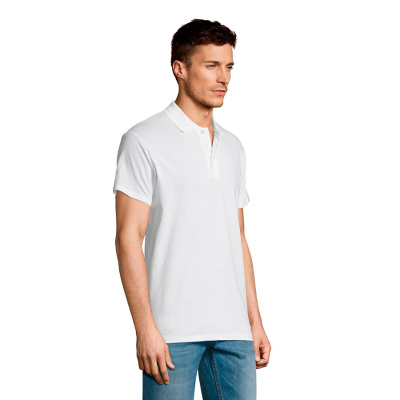 Рубашка поло мужская SUMMER II, белый, 2XL, 100% хлопок, 170 г/м2