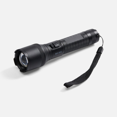 Фонарь аккумуляторный с фокусировкой луча FarSee, черный