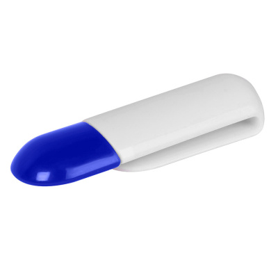 USB flash-карта "Alma" (8Гб),белый с синим, 6х2х1,5см,пластик