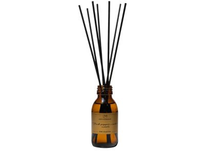 Ароматический диффузор с палочками, Россо: апельсин и клубника, дуб, 100 мл