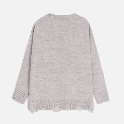 Джемпер Sharpick, серебристо-серый меланж, размер S/M Джемпер Sharpick, серебристо-серый меланж, размер S/M