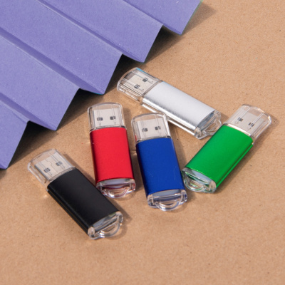 USB flash-карта "Assorti" (8Гб), серебристая, 5,8х1,7х0,8 см, металл