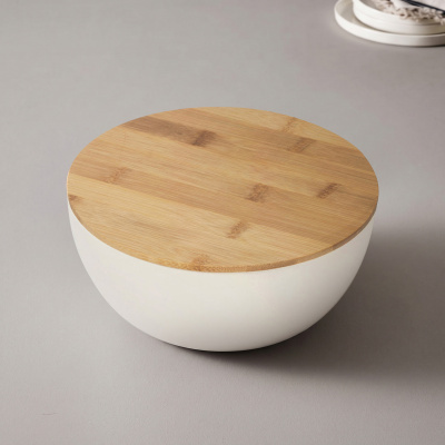 Салатник из натуральных волокон с бамбуковой крышкой Bowl
