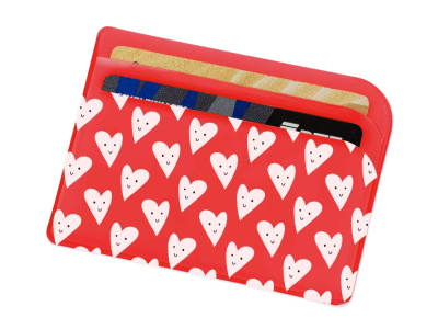 Картхолдер для 3-х карт с возможностью полноцветной печати, софт-тач Картхолдер для 3-х карт с возможностью полноцветной печати, софт-тач