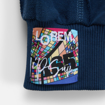 Лейбл тканевый Epsilon, L, белый