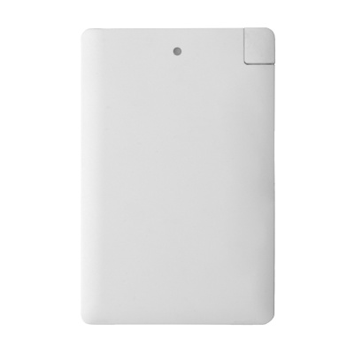 Универсальный аккумулятор OMG Slimus 2.5 (2500 мАч), белый, 9,6х6.2х0,66 см