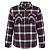 Куртка рубашка мужская NOAH, бордо, XS/S(0),100%хлопок,180 г/м2;подкладка и утеплитель:100%полиэстер