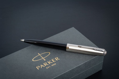 Ручка шариковая Parker 51 Black CT, черная