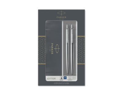 Набор Parker Jotter Core Stainless Steel CT ручка шариковая, карандаш механический