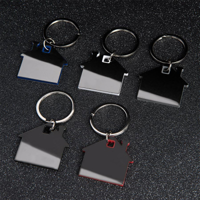 Брелок TONER HAUS; 4,1 x 3,7 x 0,5 см; черный, металл/пластик; лазерная гравировка