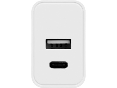 Сетевое зарядное устройство c выходами USB-A и USB-C Recharger, 10 Вт