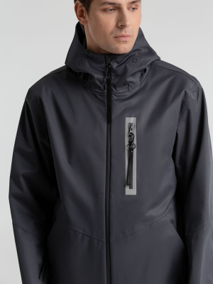 Куртка унисекс Shtorm темно-серая (графит), размер XS