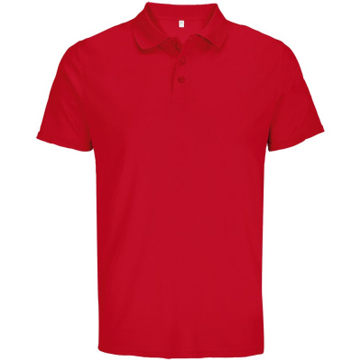 Рубашка поло унисекс Pitcher, красная, размер XL