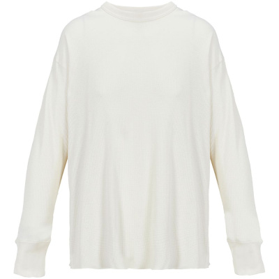 Футболка с длинным рукавом Thermal T, бежевая (неокрашенная), размер S