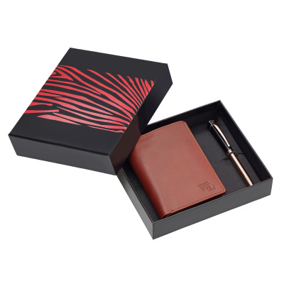 Набор: портмоне, ручка шариковая