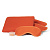 Набор дорожный "Релакс", оранжевый; 20х15 см;  хлопок/нейлон