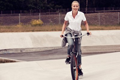 Рубашка поло женская Surf Lady синяя, размер S