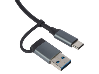 USB-хаб Link с коннектором 2-в-1 USB-C и USB-A, 2.0/3.0