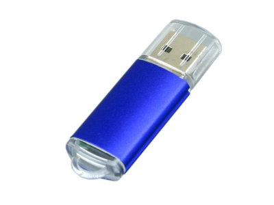 USB 2.0- флешка на 4 Гб с прозрачным колпачком