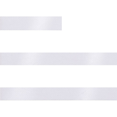 Лента сатиновая Satin 10 S, белая, 10 см