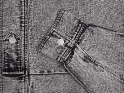 Куртка джинсовая O2, серая, размер XS/S