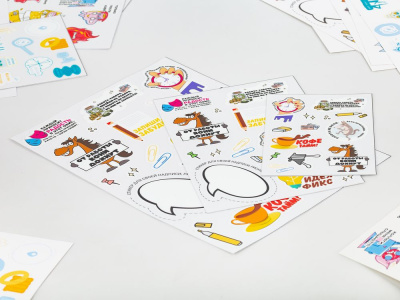 Наклейки UV-DTF Stiker Pack на заказ, S