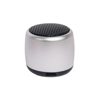 Портативная mini Bluetooth-колонка Sound Burger "Loto" серебро Портативная mini Bluetooth-колонка Sound Burger "Loto" серебро