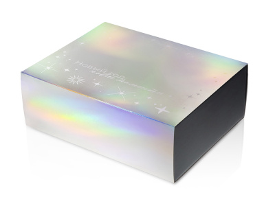 Подарочная коробка с голографическим шубером Aurora, XL