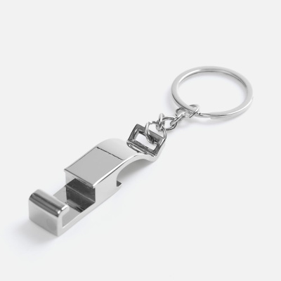 Брелок-подставка с открывалкой Virke, серебристый