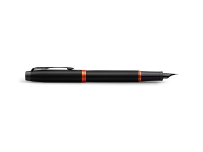 Ручка перьевая Parker IM Vibrant Rings Flame Orange