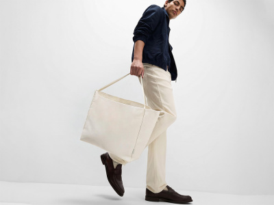 Шоппер-оверсайз Grossbag из переработанного хлопка, 340 г/м2