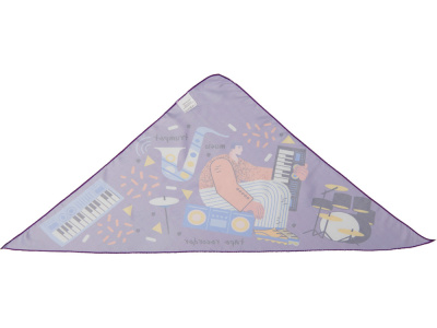 Треугольная бандана с возможностью полноцветной печати