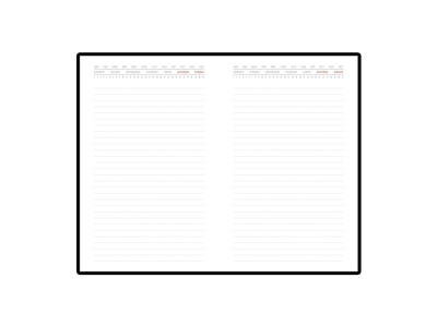 Ежедневник недатированный с индексами А5 Bergamo