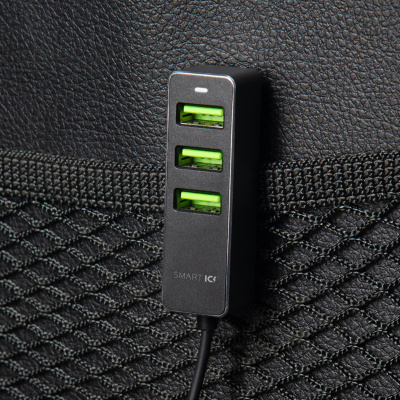 АЗУ 1 USB + 3 USB для пассажиров, QC 3.0, 7Аa